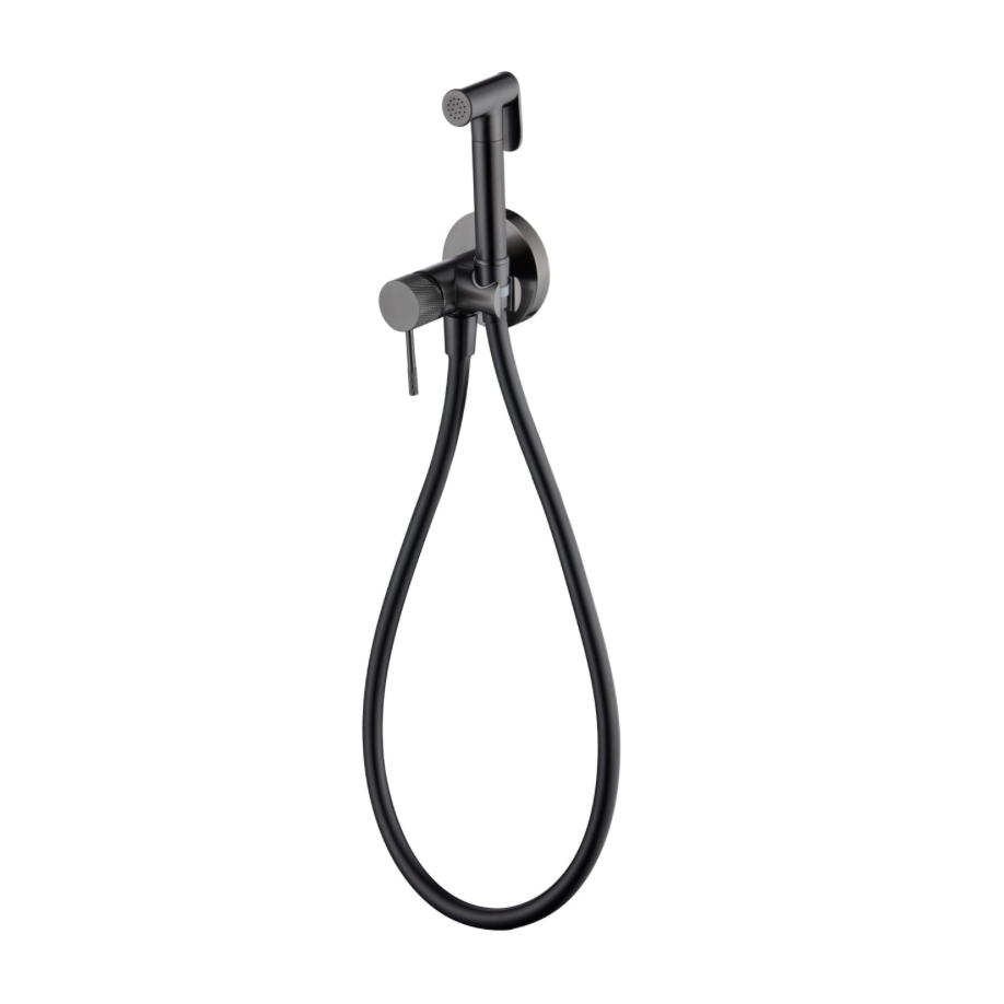  griferia bidet empotrada Line black gun metal