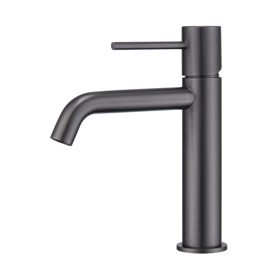 grifo lavabo monomando Monza black gun metal