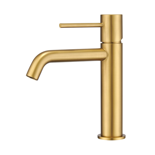 grifo lavabo monomando Monza oro cepillado