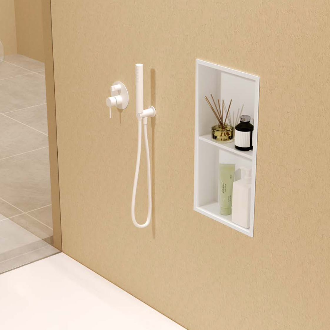 imagen Hornacina vertical 2 estantes Artic