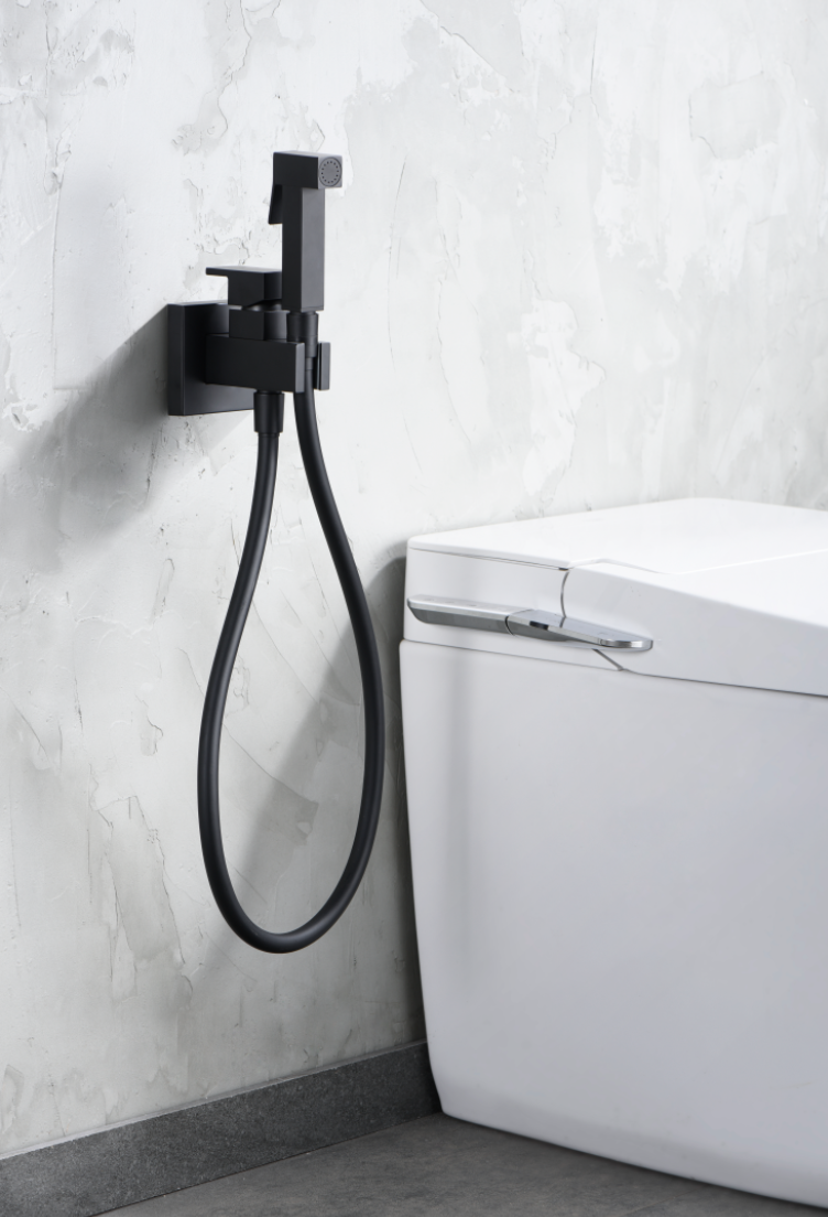 imagen griferia bidet empotrada Irlanda negro mate