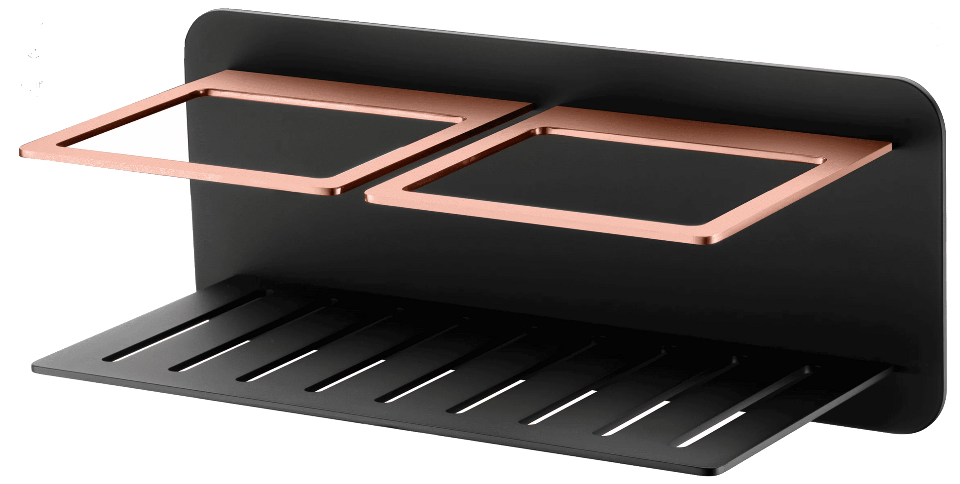 imagen jabonera Iman negro oro rosa