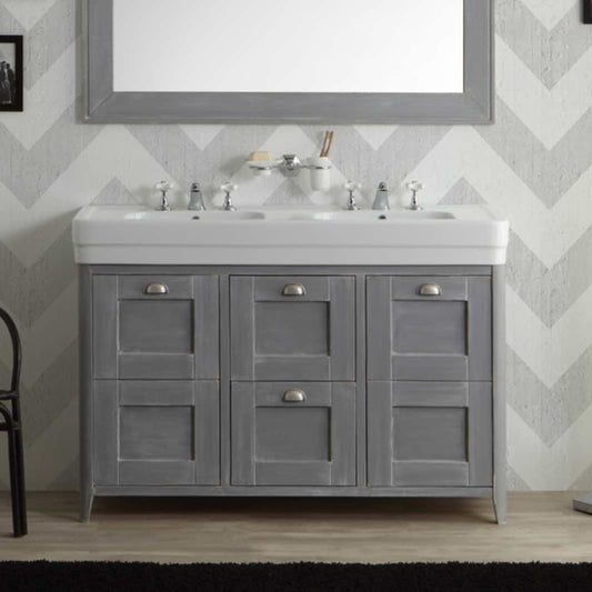 lavabo clasico doble mueble madera Provence900