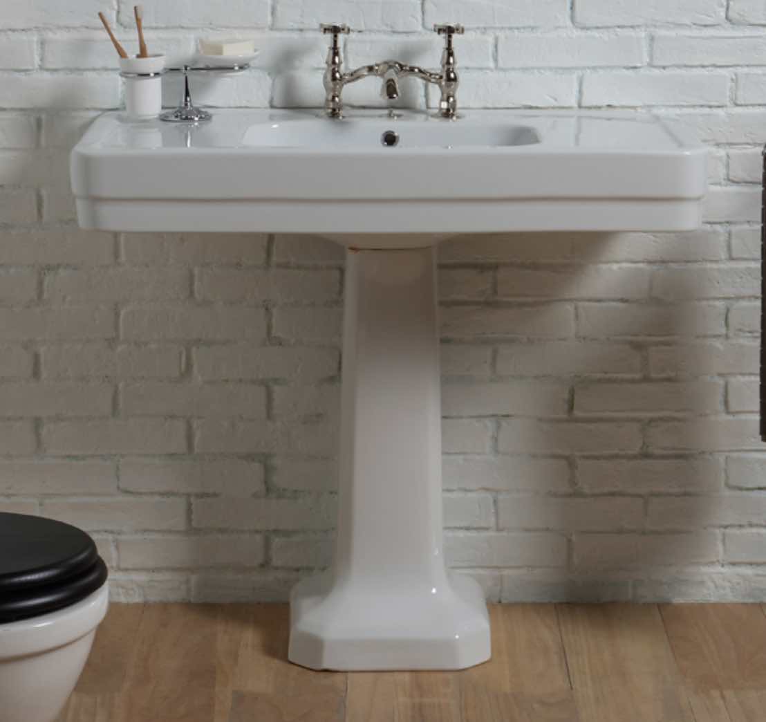 lavabo clasico pedestal  grande Provence900 blanco