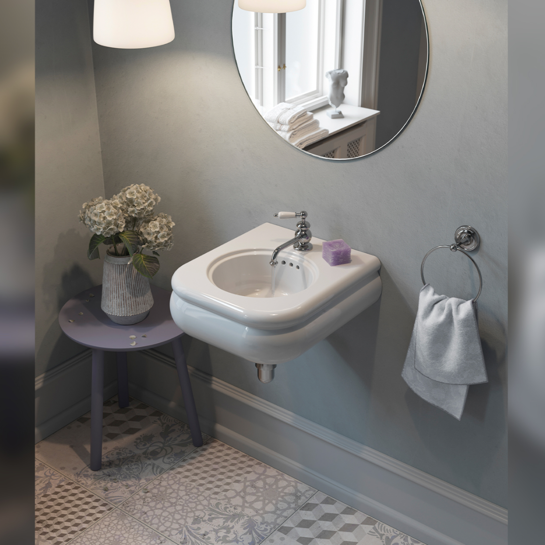 lavabo mini Romantica ambiente