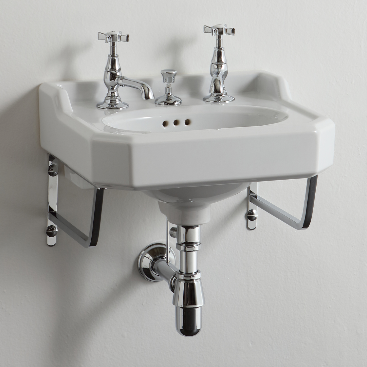 lavabo pequeño soportes metalicos Provence 700