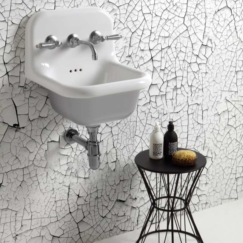 lavabo true colors 42 blanco/gris claro
