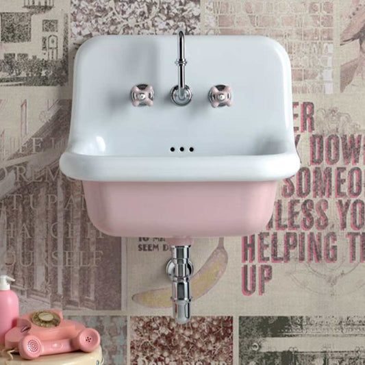 lavabo true colors 60 blanco/rosa pastello