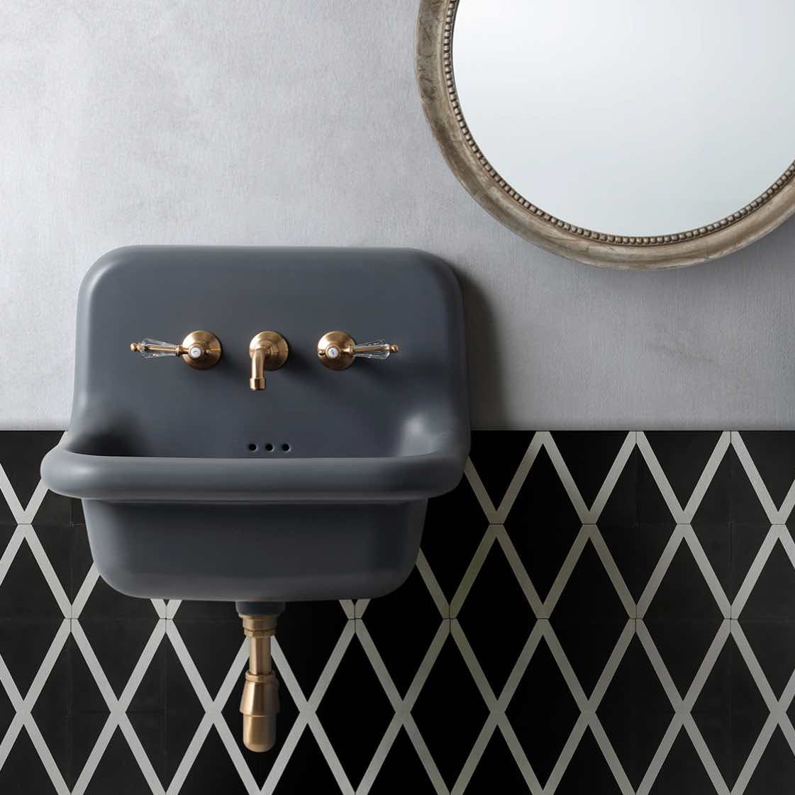 lavabo true colors 60 gris oscuro