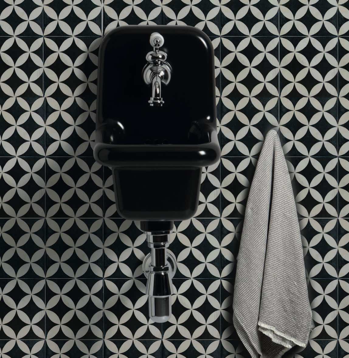 lavabo true colors mini negro
