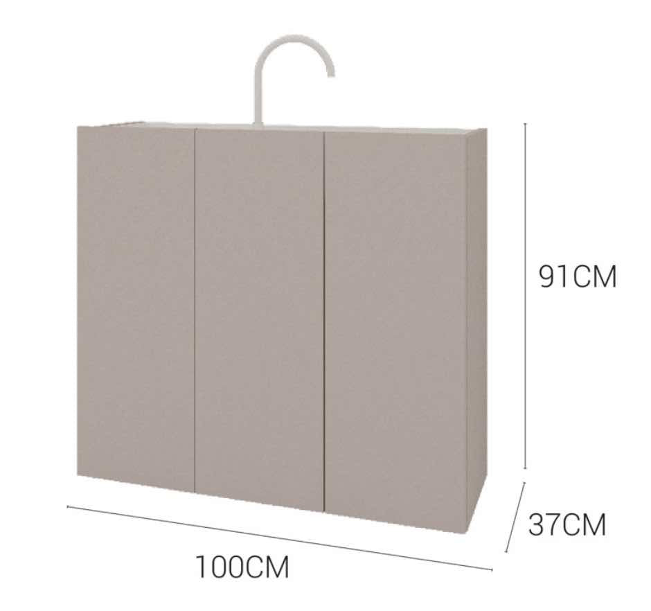 medidas mueble Obi 3 puertas