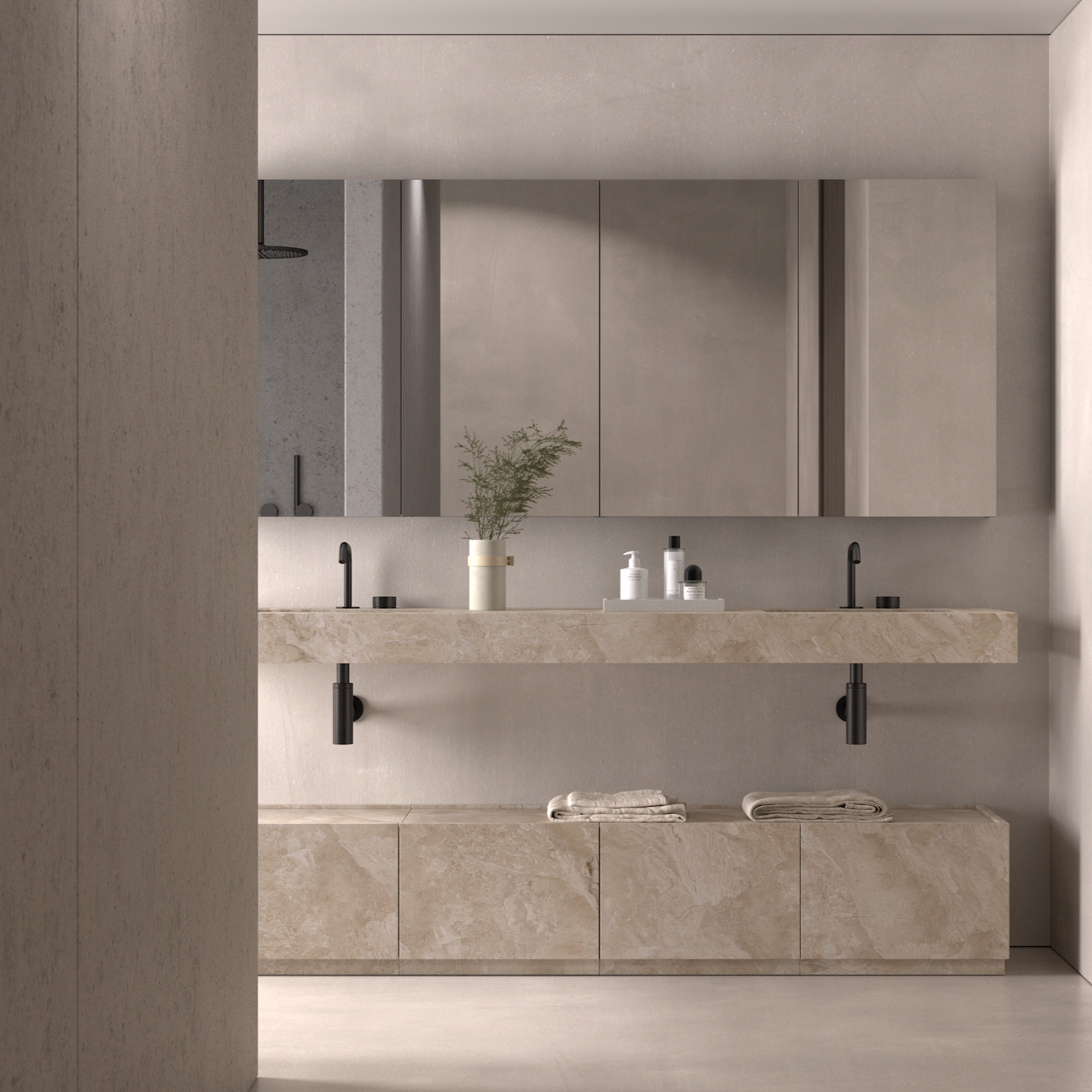 Halter Freestanding Module - Suspended 1 Drawer - Maderó Atelier