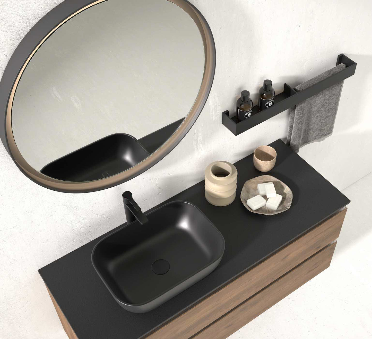 tapa porcelanico Silk Negro Abujardado