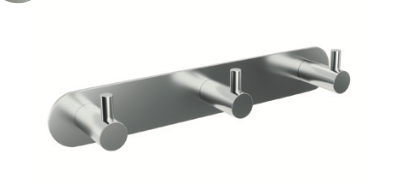  percha triple serie Essential cromo