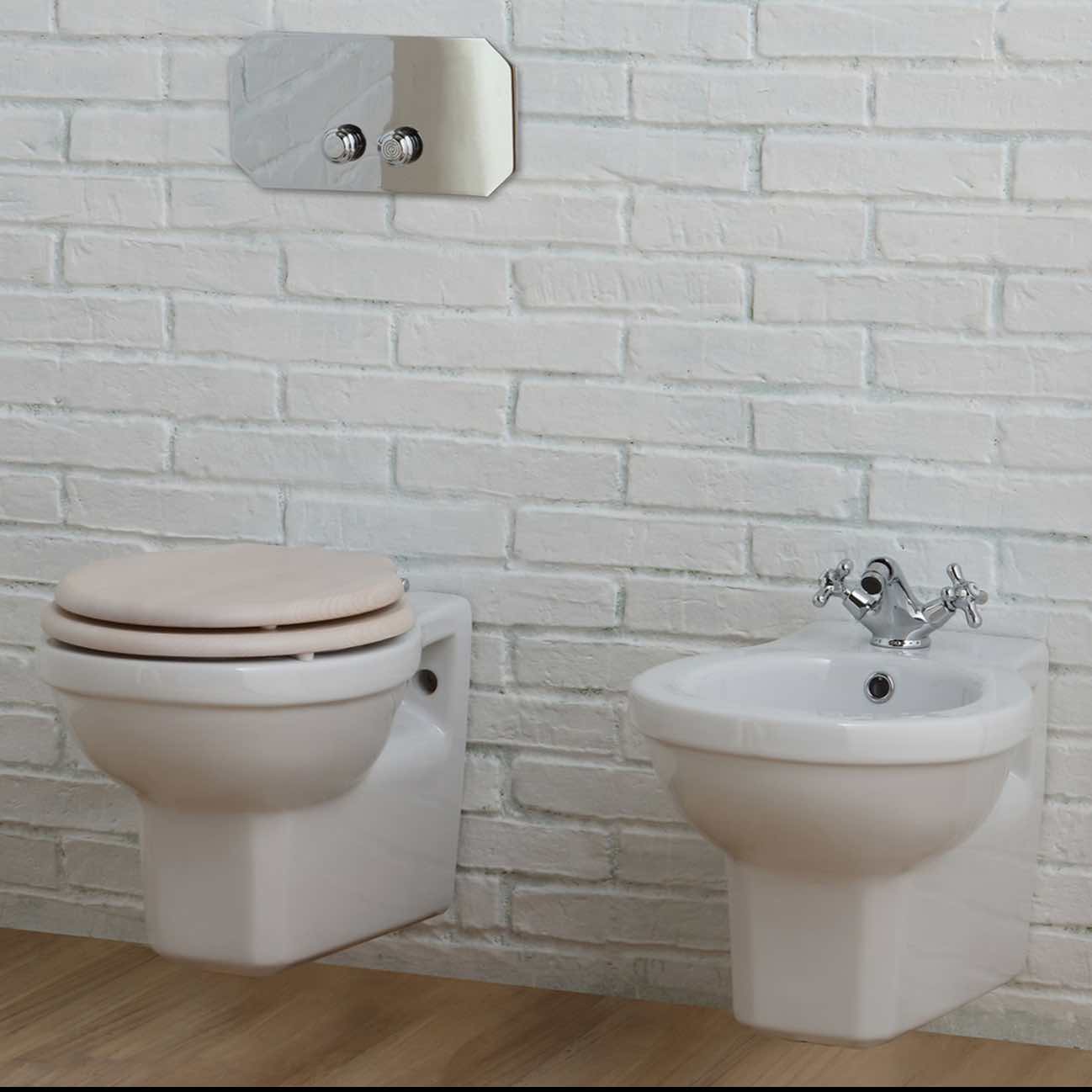 wc y bidet suspendidos Provence900 clasico