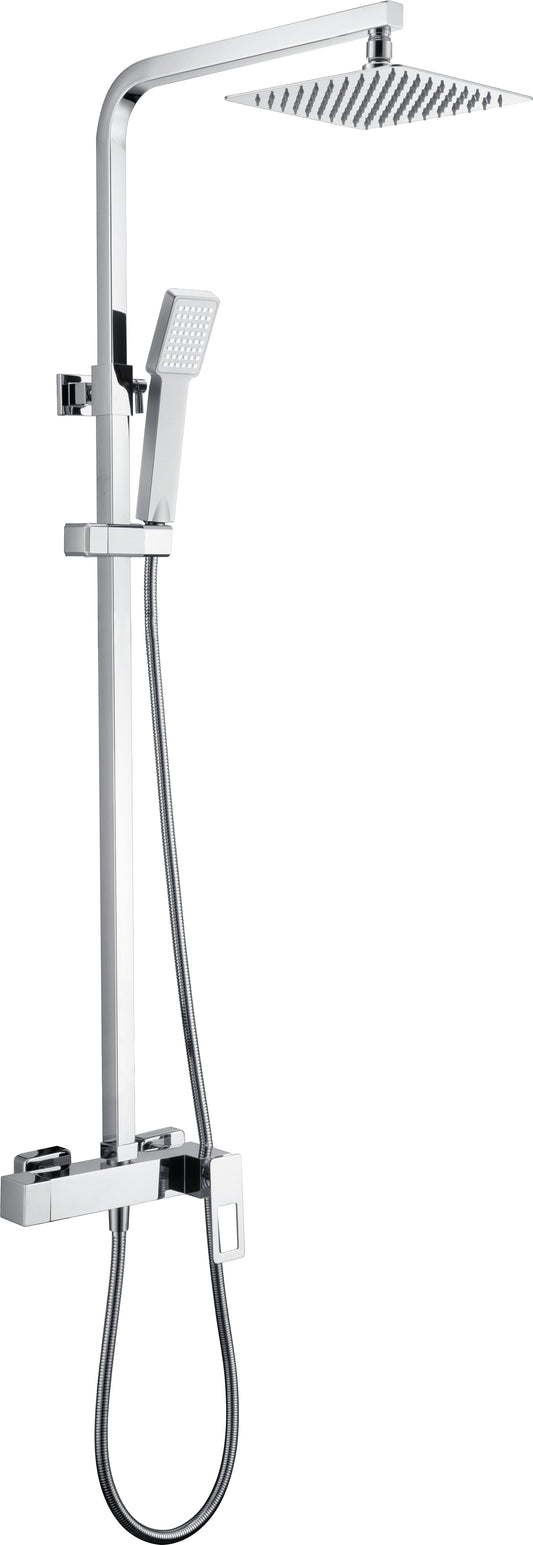 Imex Sweden chrome single-lever shower column 