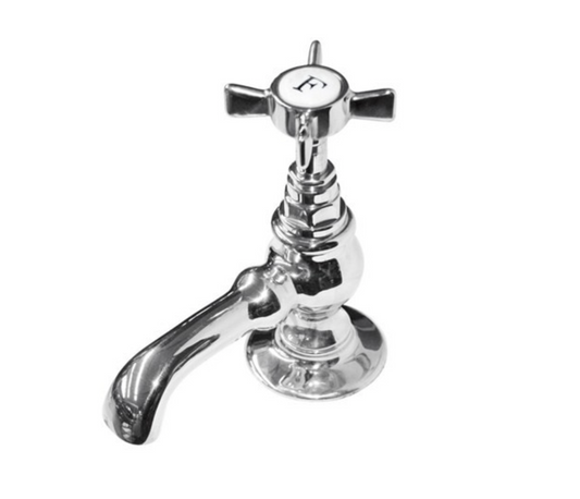 Vintage style low spout basin faucet