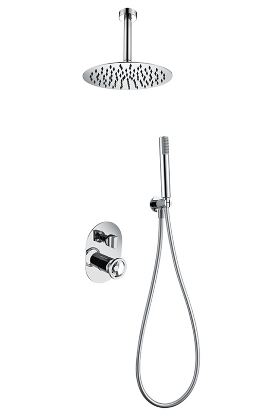Vesuvio chrome built-in shower mixer 
