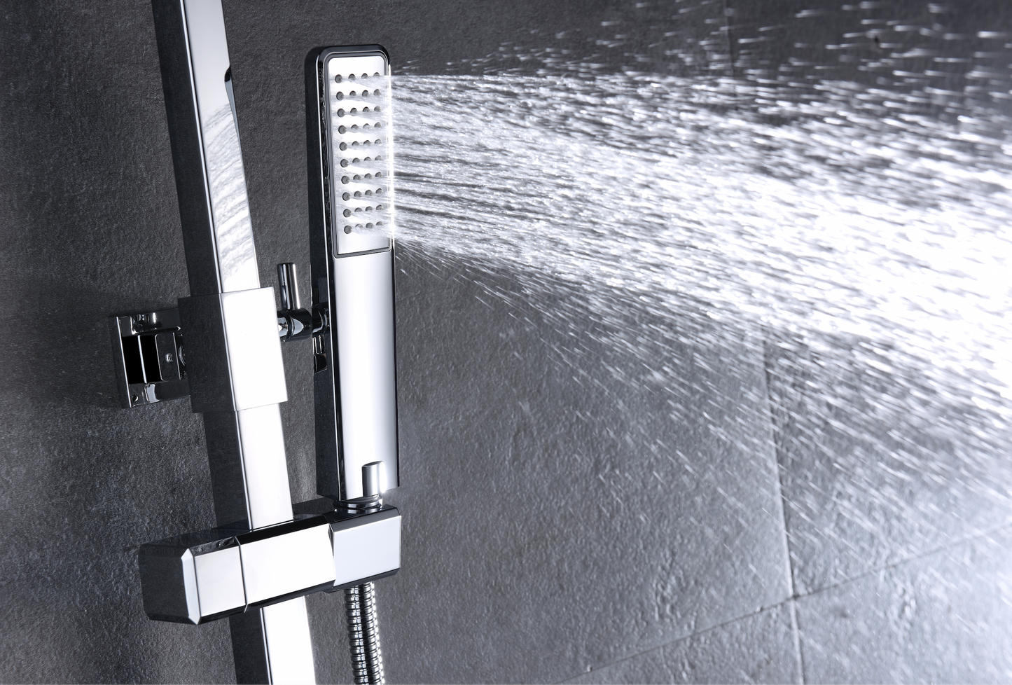 Suecia chrome single-lever bath/shower faucet 
