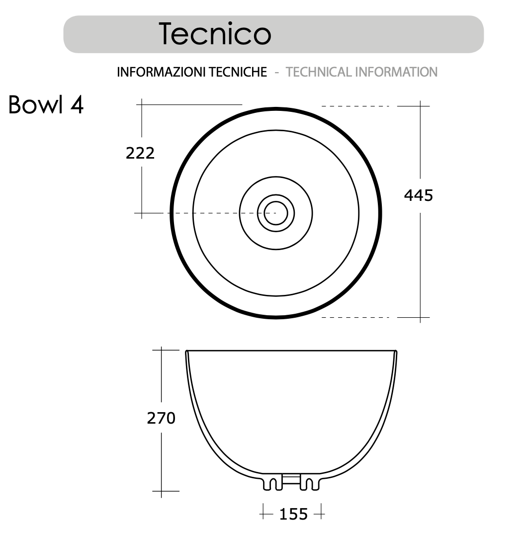 Bowl 4 countertop ceramic washbasin