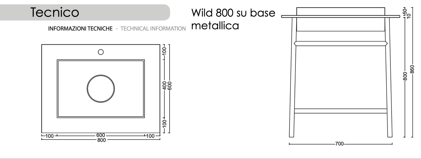 Wild800 basin