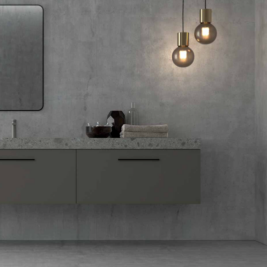 Mueble portalavabo suspendido 1 cajón Leo de Maderó Atelier