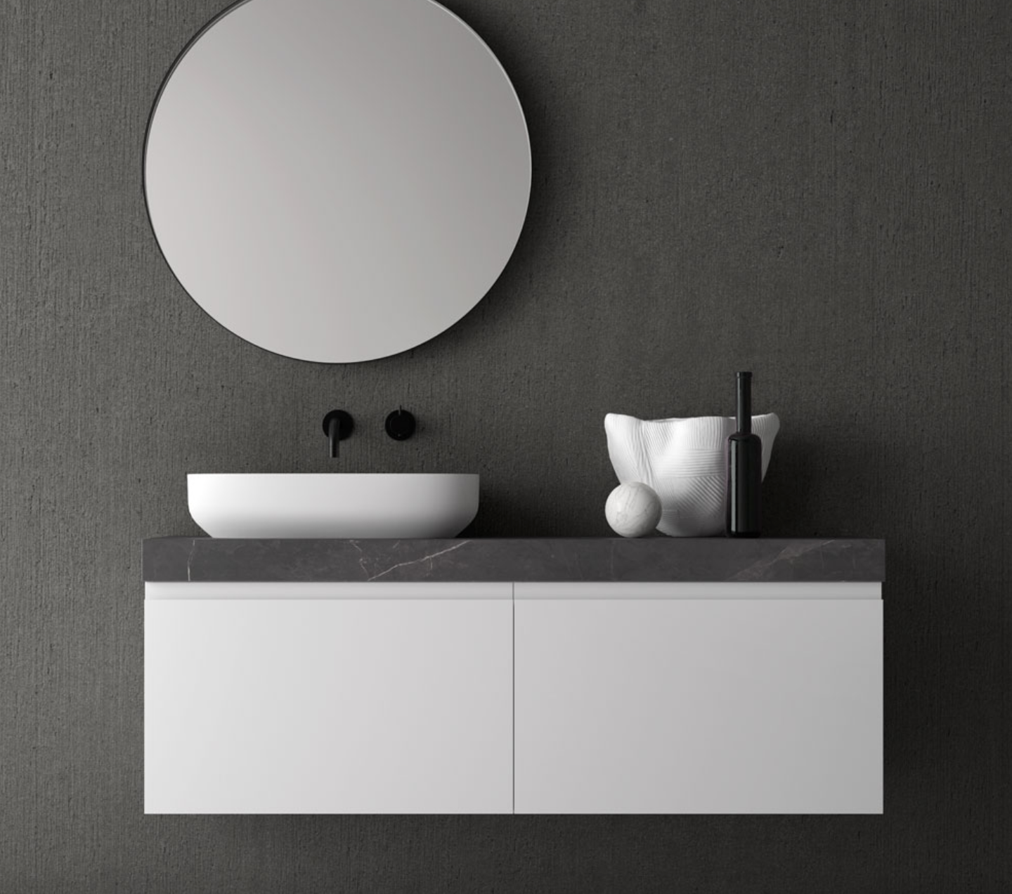 Slim S countertop washbasin by Maderó Atelier