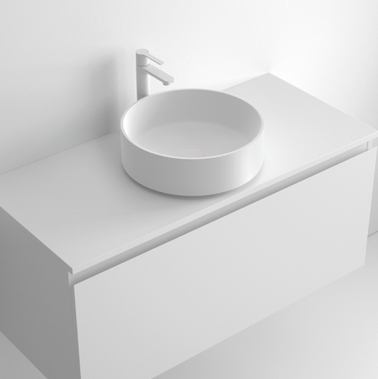 White Aqua countertop washbasin