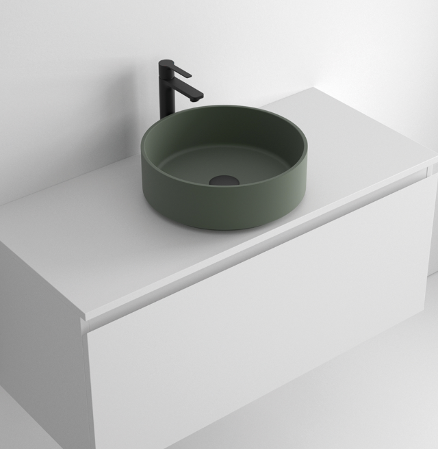 Green Aqua countertop washbasin