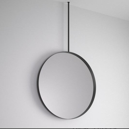 Up round mirror for bathroom