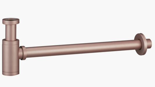 Visible siphon in Brushed Rose Gold with Imex symphonic pot