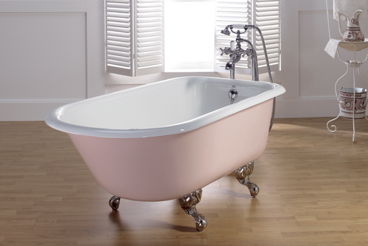 Vintage style Anis cast iron bathtub with legs