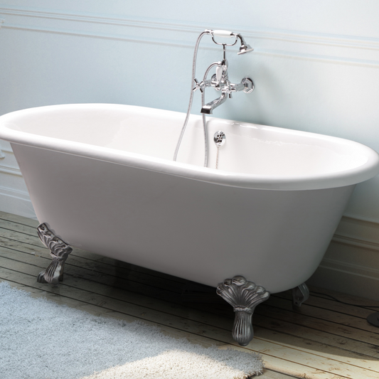 Jasmine Vintage Style Cast Iron Claw Freestanding Bathtub