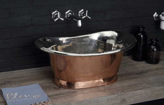 Vintage style Napoleon copper sink