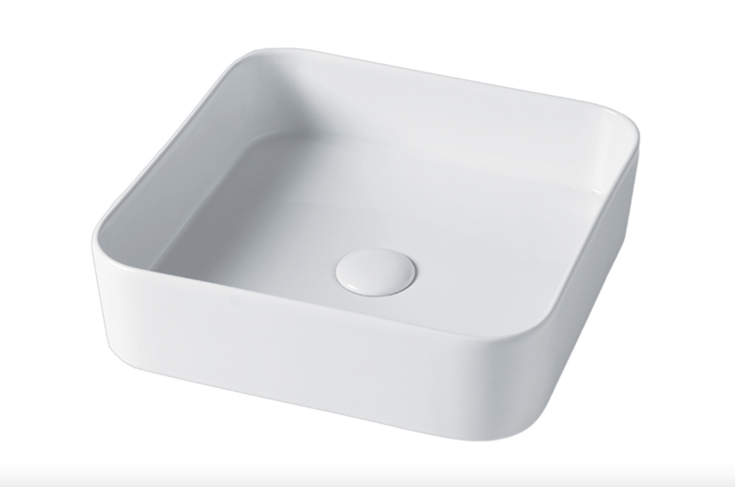 Modul40Quadro countertop ceramic washbasin