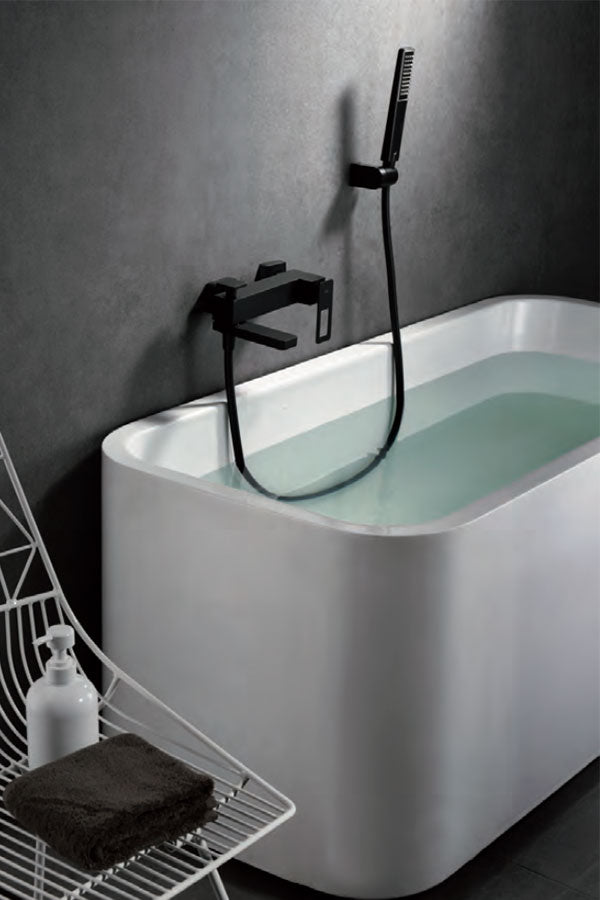 Matt black Sweden single-lever bath/shower faucets