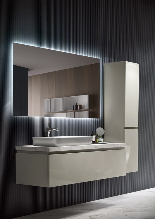 Ledimex Sweden cold light square backlit bathroom mirror