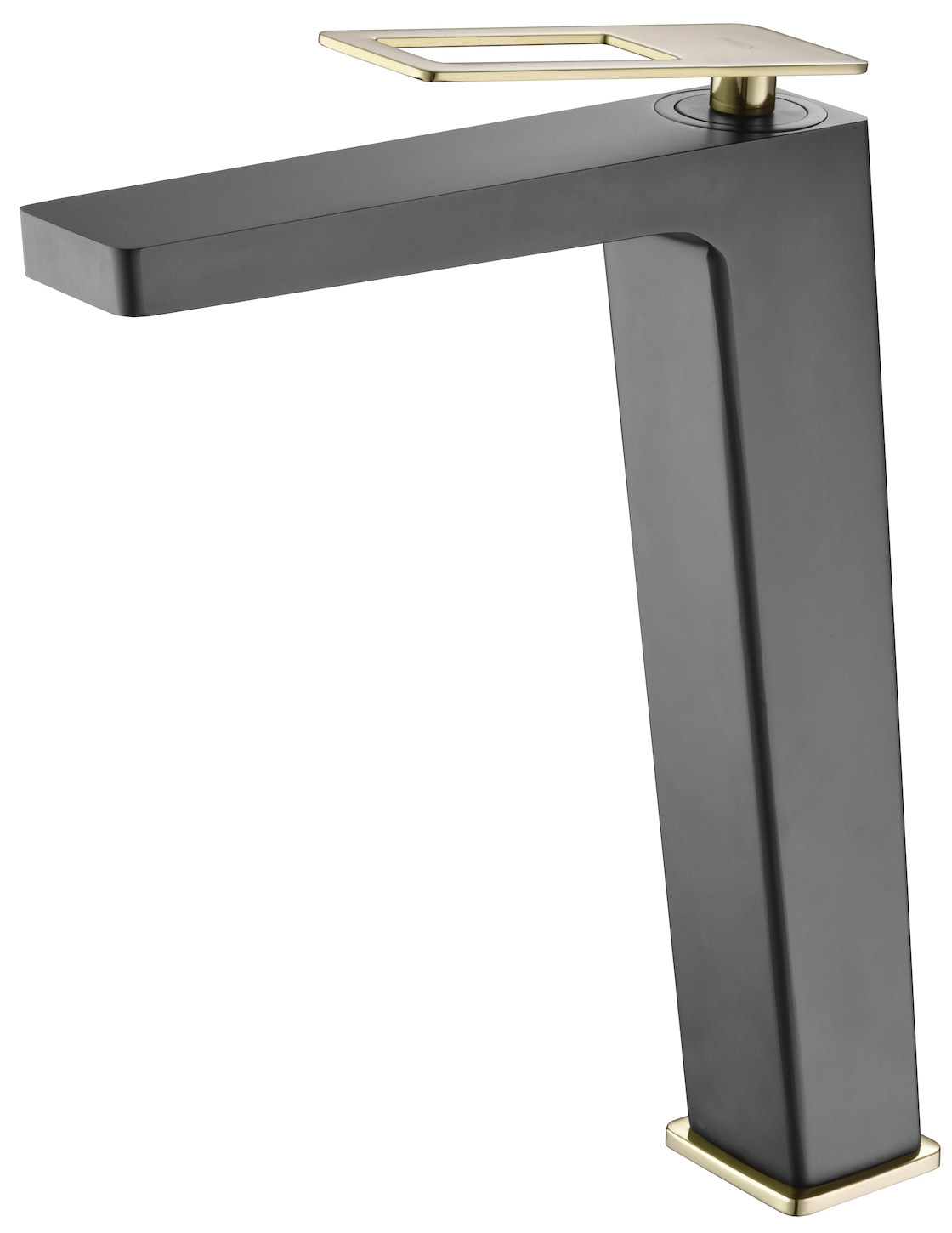 grifo lavabo alto Olimpo negro oro