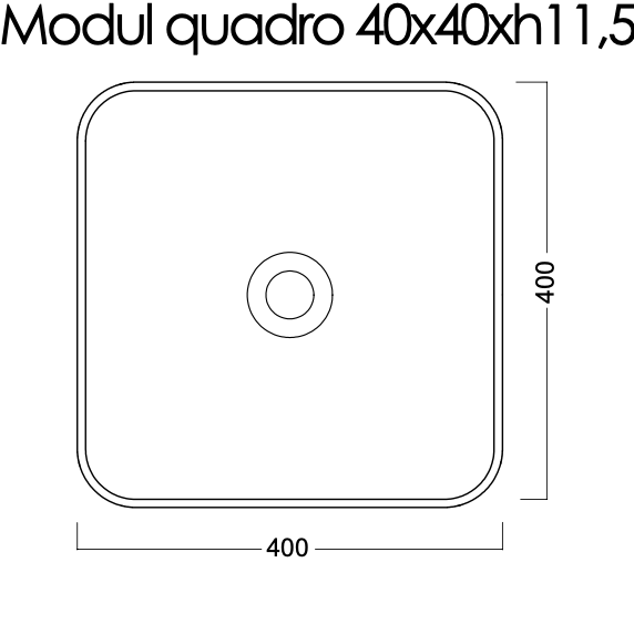 medidas lavabo sobreencimera ModulQuadro