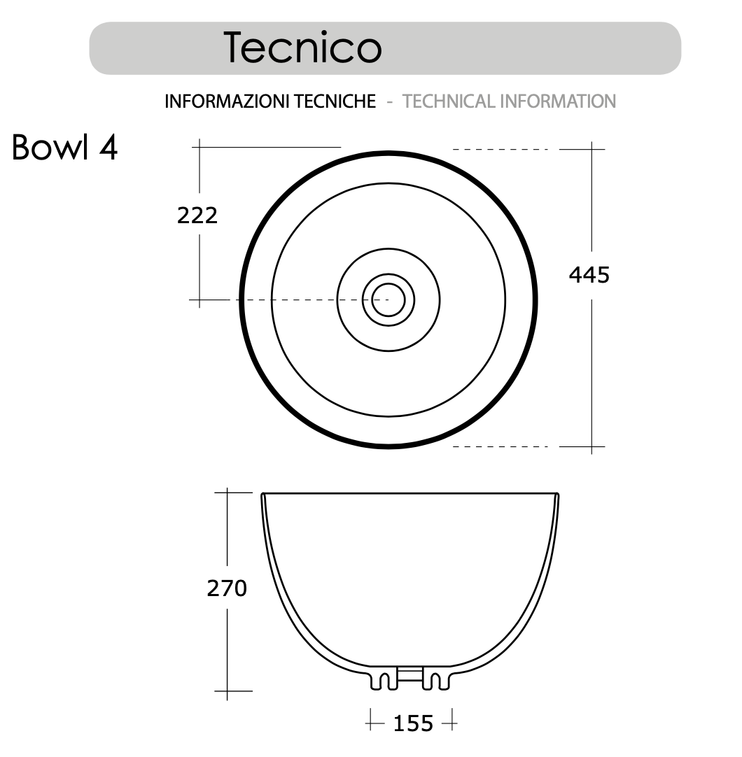 medidas lavabo sobrencimera Bowl 4