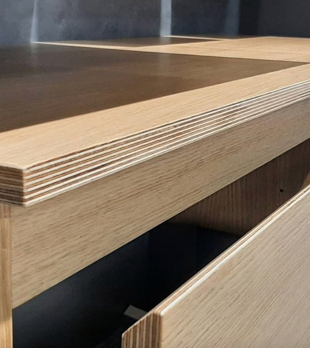 uñero bisel tablero marino acabados chapa madera